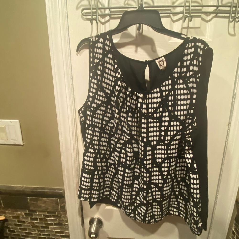 Anne Klein Sleeveless Blouse - Size 3X